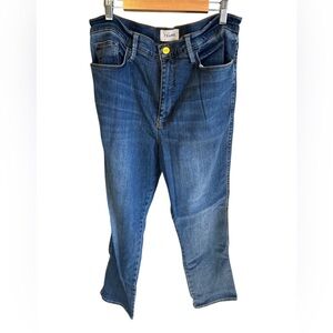 Frame Denim Women's Blue Straight Leg Jeans